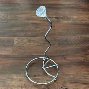 Gem Paper Towel Holder Size OS Color Clear Silver